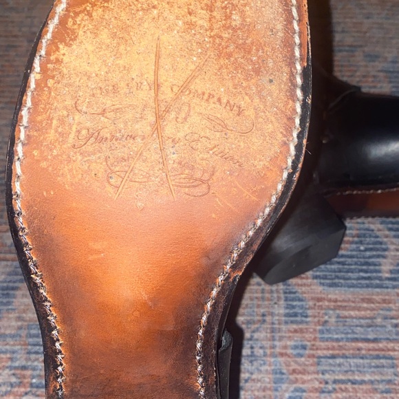 Frye 150th Anniversary Heeled Black Harness Boots with Stars - Picture 5 of 5